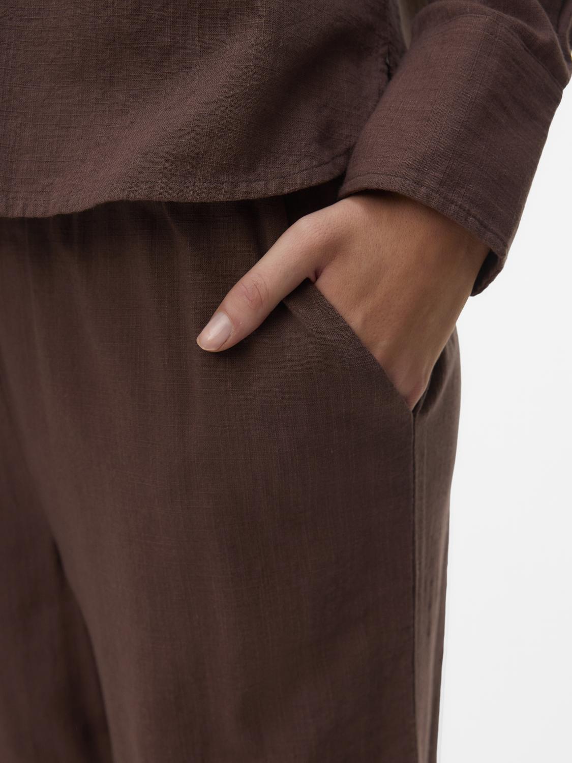 VMCAIA Trousers - Chocolate Martini - VERO MODA & VILA Bergvik